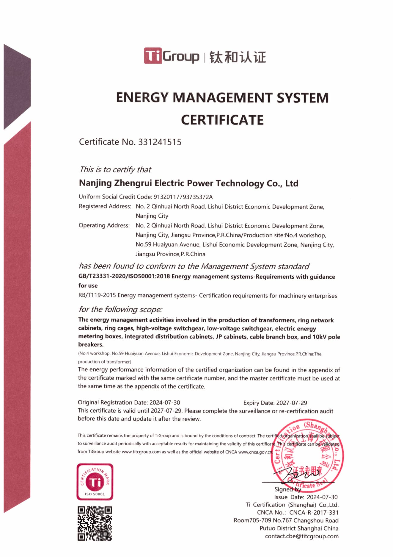 Certification -1